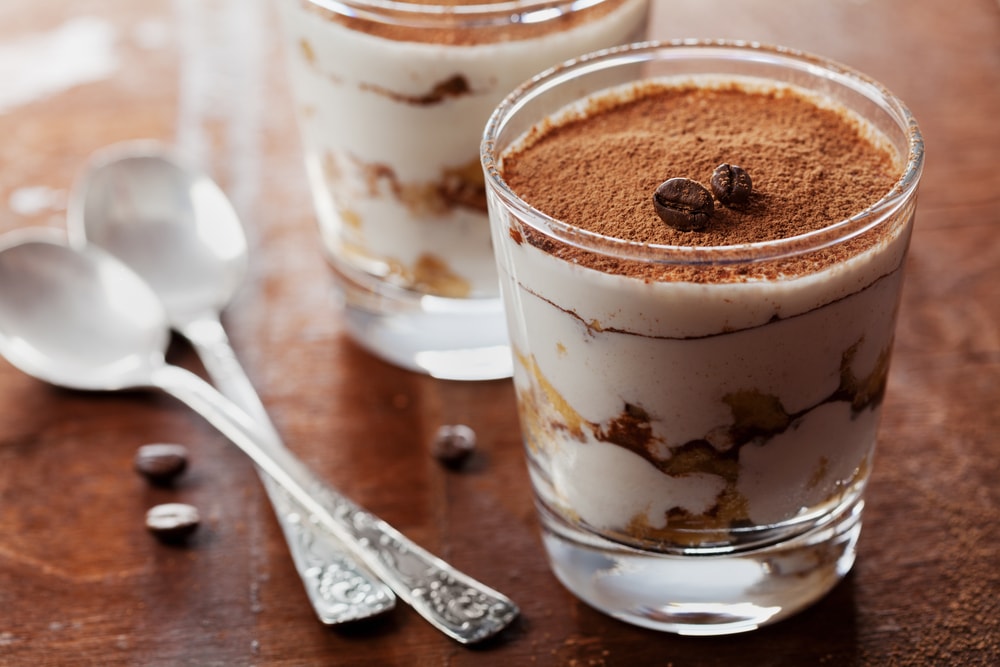 foto de beeramisu, um tiramisu de cerveja